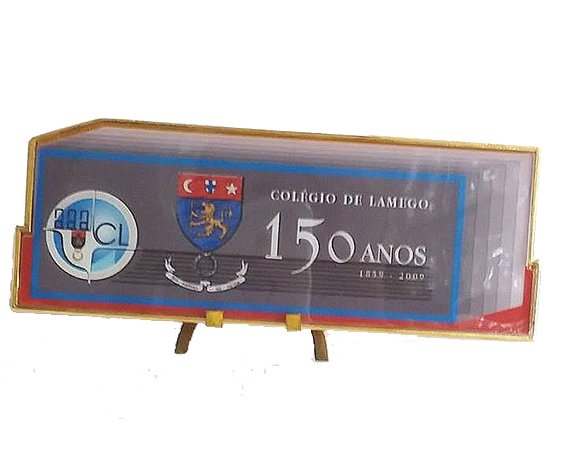 Placa comemorativa 150 anos